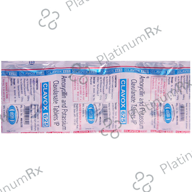 Clavox 500/125mg Tablet 6s