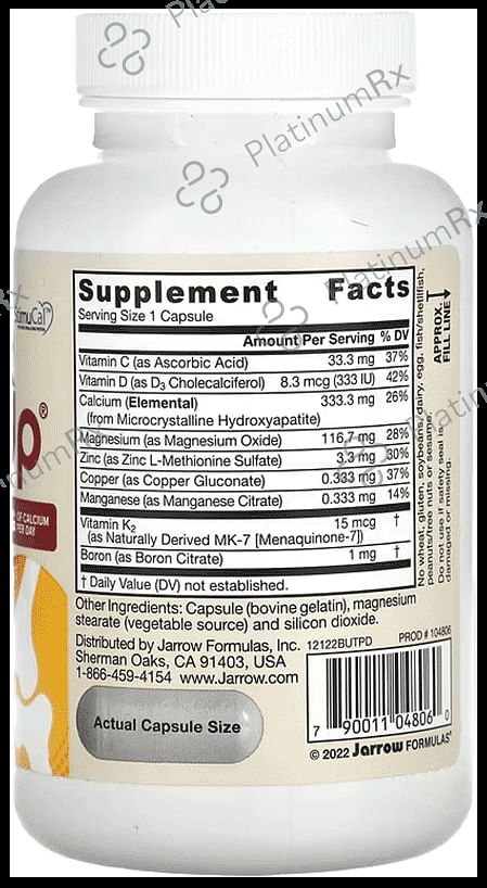 Jarrow Formulas Bone Up Capsule 90 capsules