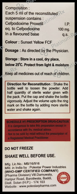 Altopod 100mg Dry Syrup 30ml