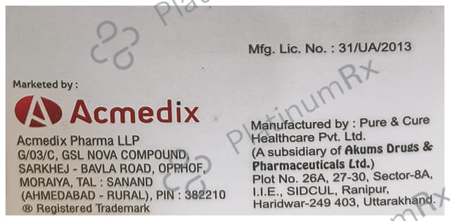 Acmetel LN 10/40mg Tablet 10s