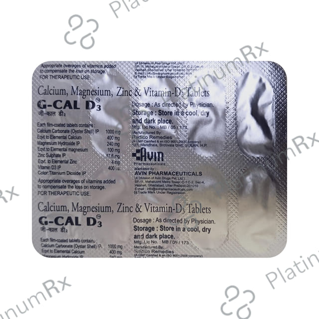 G Cal D3 Tablet