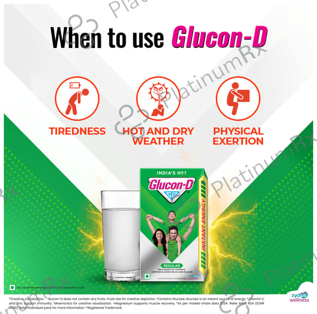 Glucon D Energy Drink Tangy Orange Flavour Powder 200gm