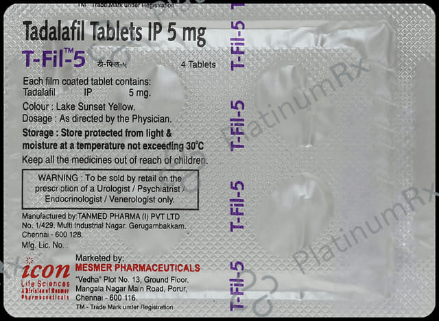 Tfil 5mg Tablet 4s