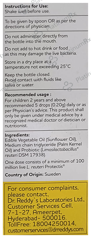 Biogaia Protectis Health Supplement for Gut Comfort