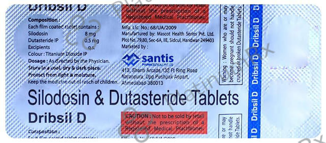 Dribsil D 0.5/8mg Tablet 10s