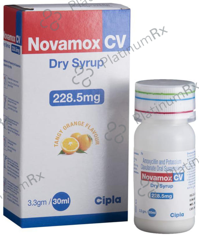 Novamox CV 228.5mg Dry Syrup 30ml