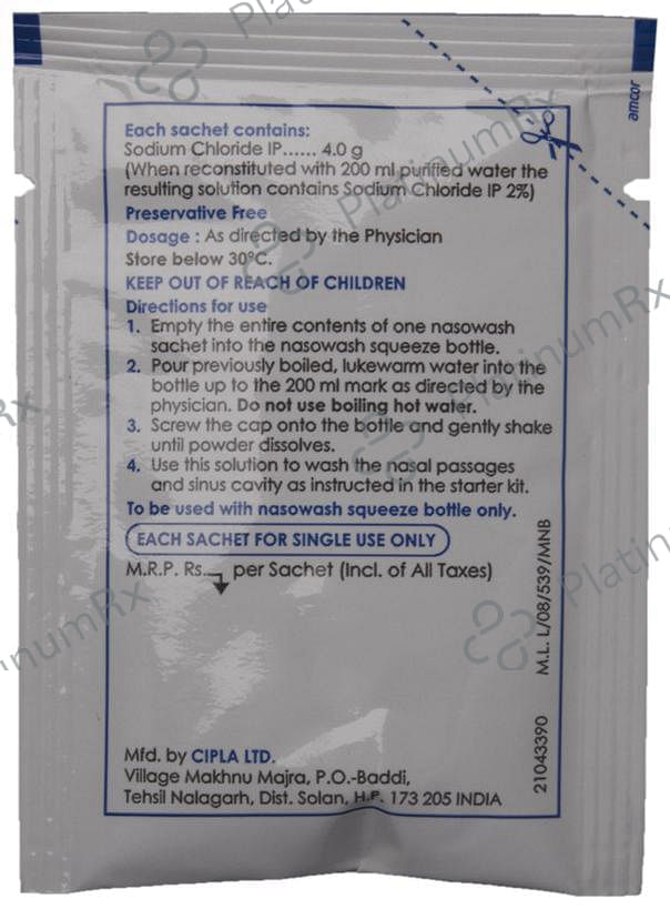 Nasowash 4gm Starter Kit 1s