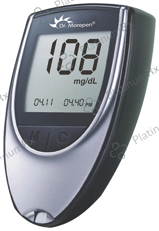 Dr Morepen BG 03 Gluco One Glucose Monitoring System Glucometer 1s