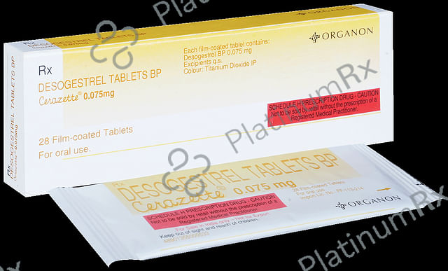 Cerazette 0.075mg Tablet 28s