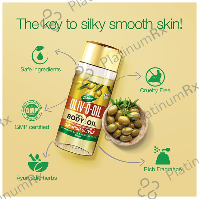 Dabur Oliv-O-Oil Herbal Body Oil 500 Oil