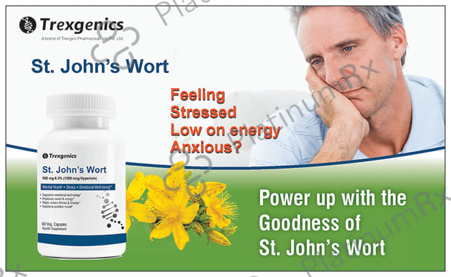 Trexgenics St. Johns Wort Veg Capsule