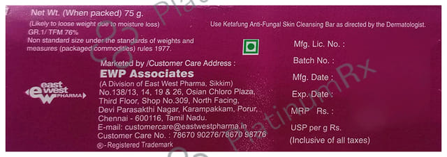 Ketafung 2% Soap 75gm