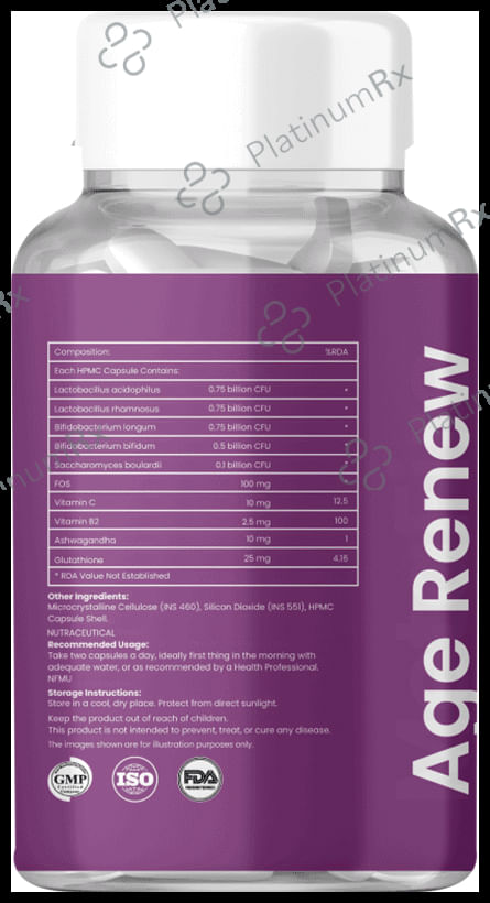 The Biohackers Co. Age Renew Daily Probiotic Capsule