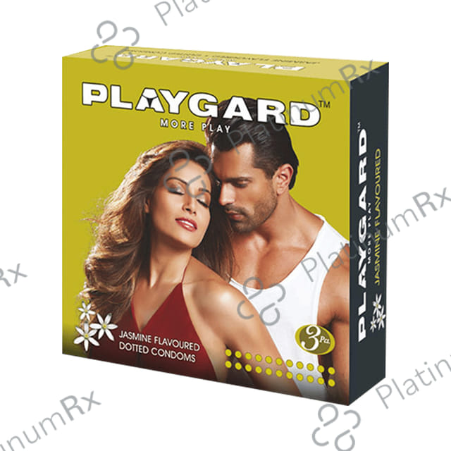 Playgard Jasmine Dotted Condom 3s