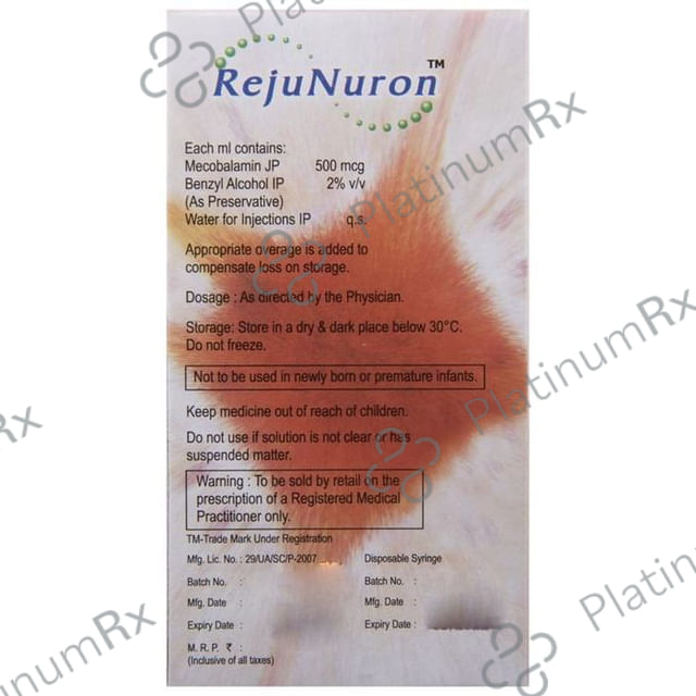 Rejunuron 500mcg Injection 1ml