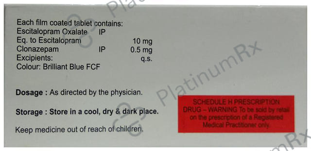 Geopam Plus 0.5/10mg Tablet 10s