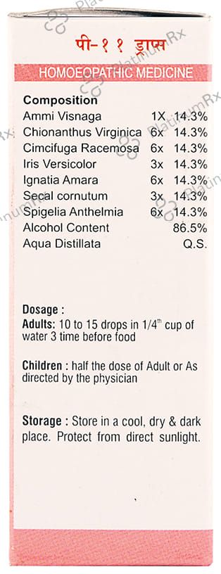 Pioneer Pharma P11 Headache Drop