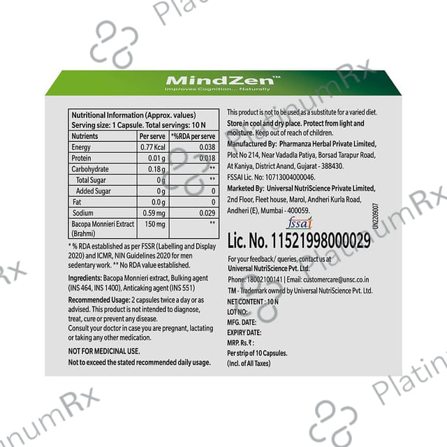 Mindzen Capsule
