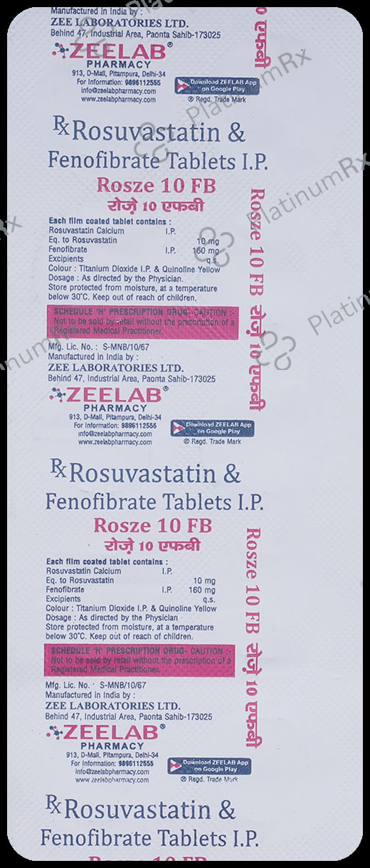 Rosze FB 160mg/10mg Tablet
