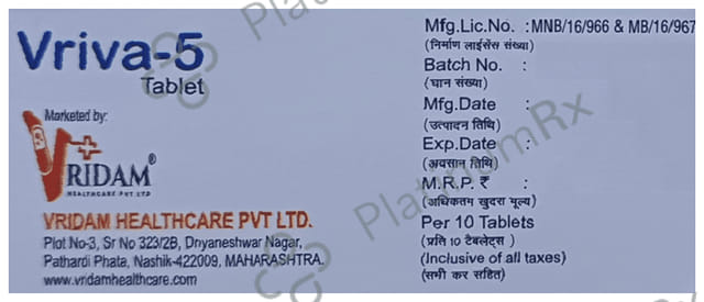 Vriva 5 Tablet