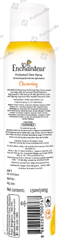 Enchanteur Perfumed Deo Spray Charming