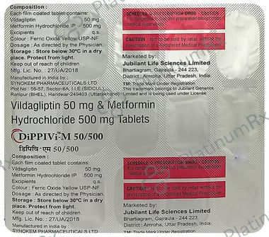 Dippivi-M 50/500 Tablet