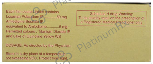 Zilos AM 5/50mg Tablet 10s
