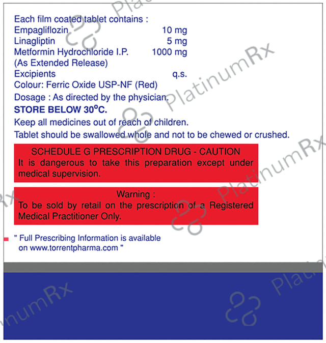 Xilingio M 10/5/1000mg Tablet 10s