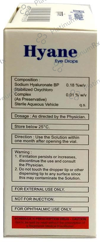 Hyane 0.18% Eye Drop 10ml