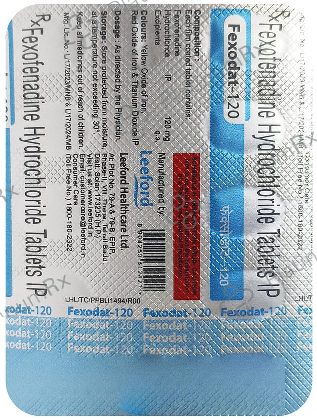Fexodat 120mg Tablet