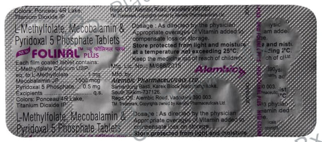 Folinal Plus Tablet 10s