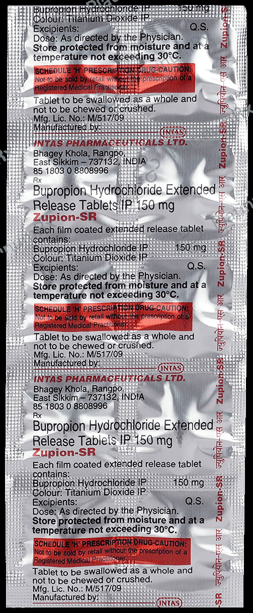 Zupion 150mg Tablet ER 10s