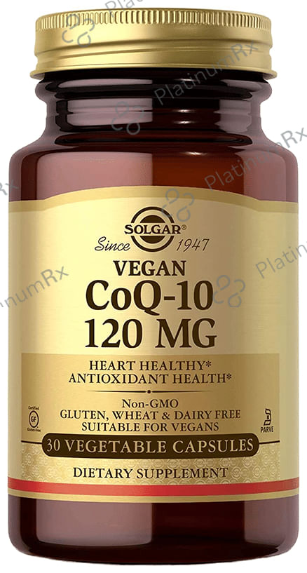 Solgar Vegan CoQ-12 120mg Vegetable Capsule