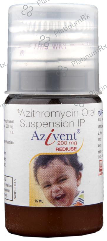 Azivent 200mg Rediuse Suspension 15ml