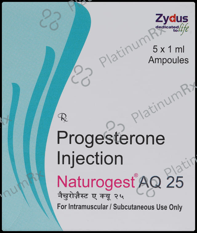 Naturogest AQ 25mg Injection 5X1ml