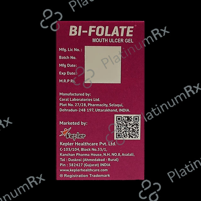 BI Folate Mouth Ulcer Gel 15ml