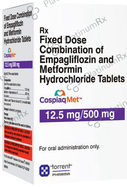 Cospiaq Met 12.5/500mg Tablet 10s