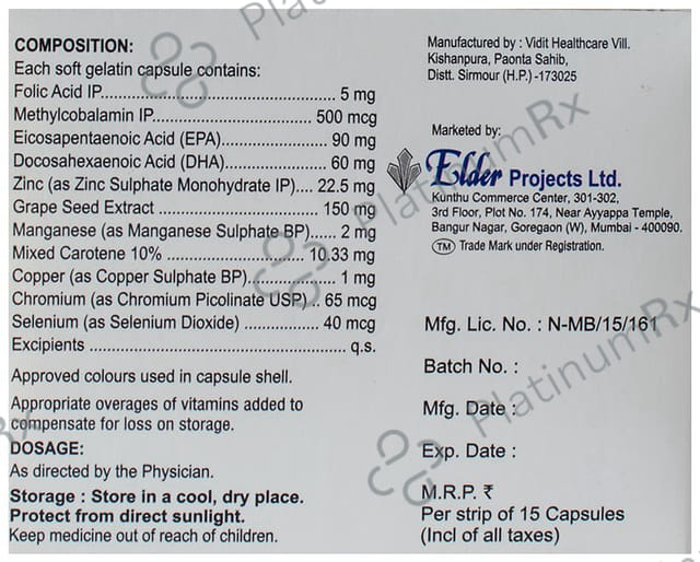 Eldervita-ZC Soft Gelatin Capsule
