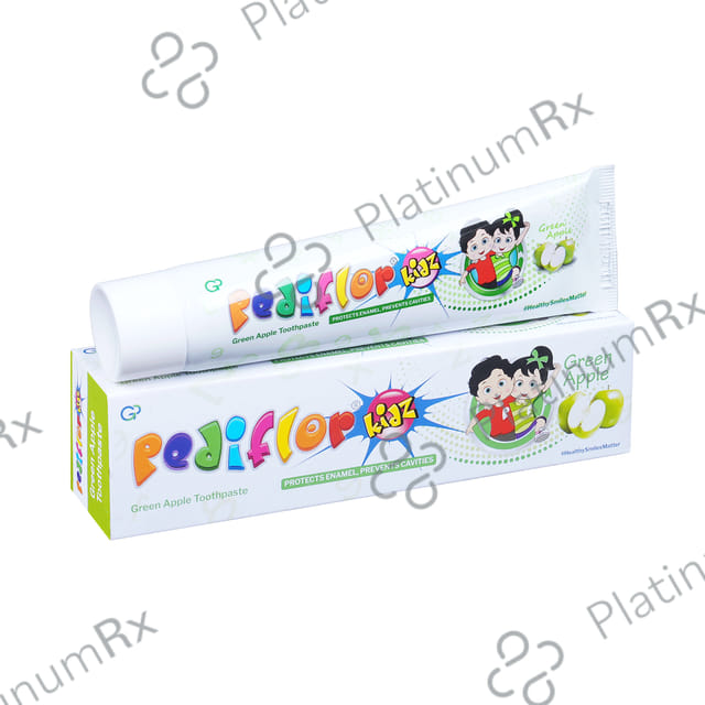 Pediflor Kidz Green Apple Flavour Toothpaste 70gm