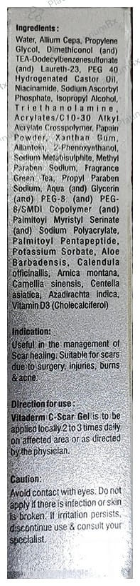 Vitaderm C Scar Gel 20gm
