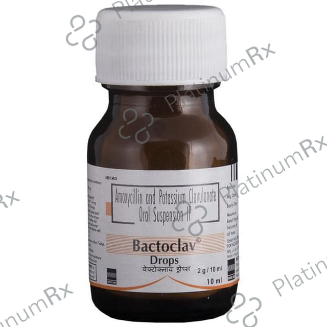 Bactoclav 80/11.4mg Drop 10ml