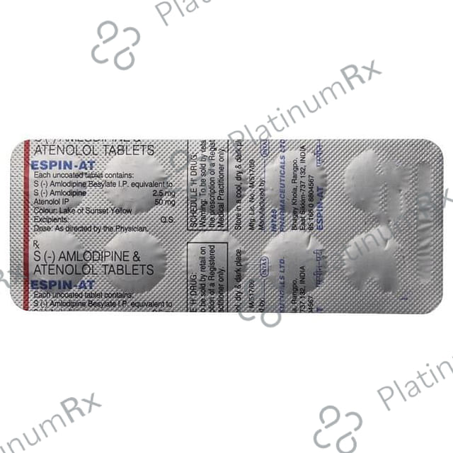 Espin AT 2.5/50mg Tablet 10s