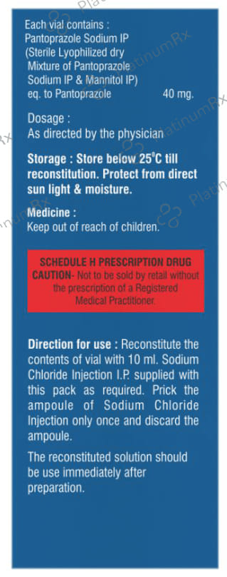 Pantovil 40mg Injection 1 Injection Alvid-Indo Corporation