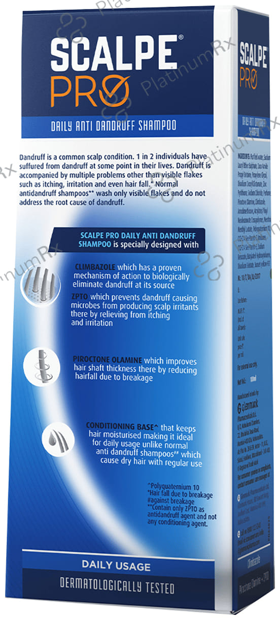 Scalpe Pro Anti Dandruff Shampoo 100ml