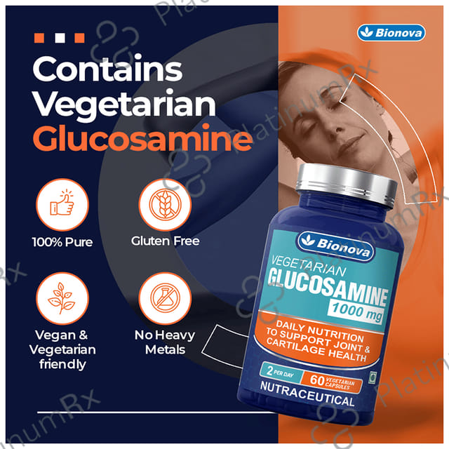 Bionova Glucosamine 1000mg Vegetarian Capsule