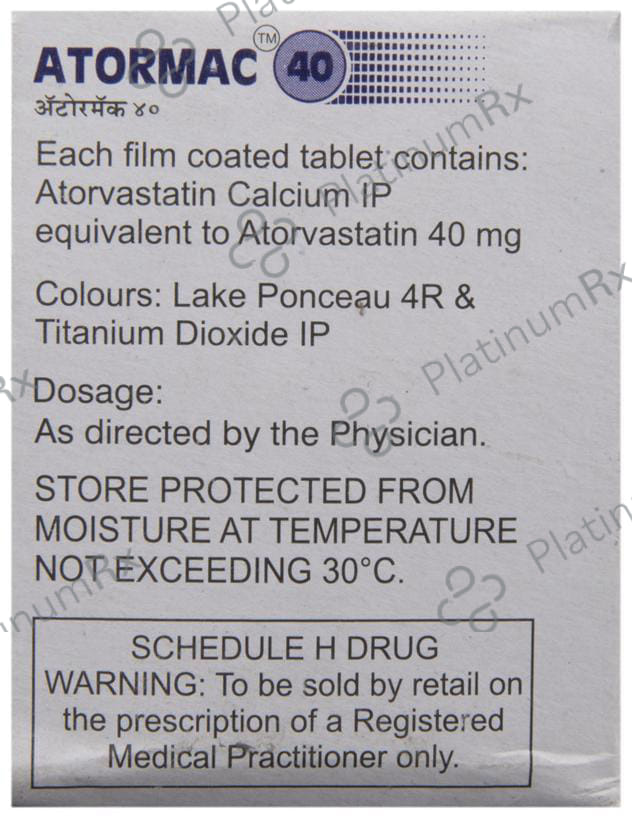Atormac 40mg Tablet 10s