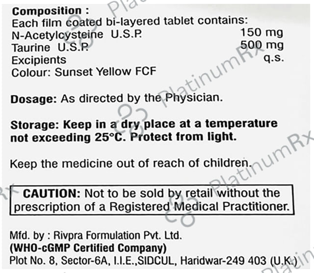 Nefcityl 150/500mg Tablet 10s