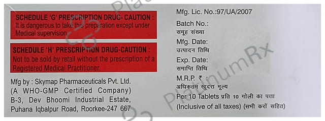 Glimp M 1/500mg Tablet SR 10s