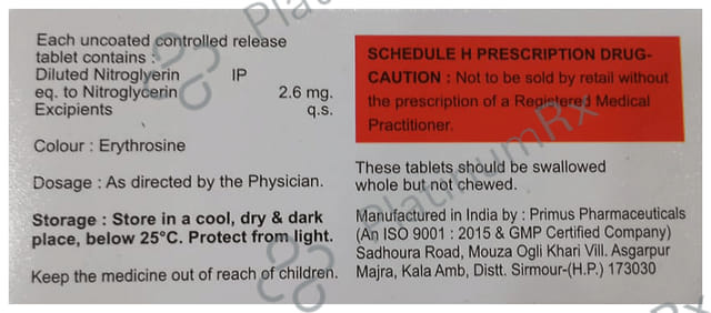 Anzy 2.6mg Tablet CR10s