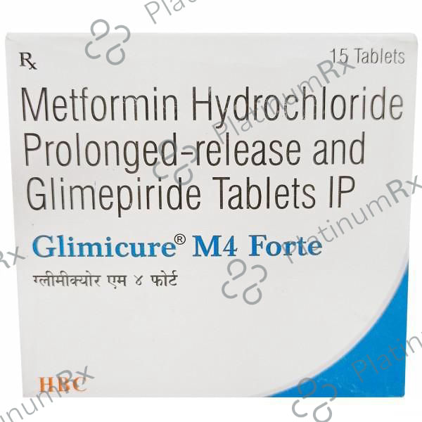 Glimicure M Forte 4/1000mg Tablet 15s